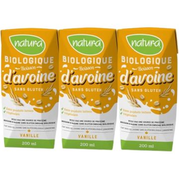 Boisson avoine biologique sans gluten mini Vanille 