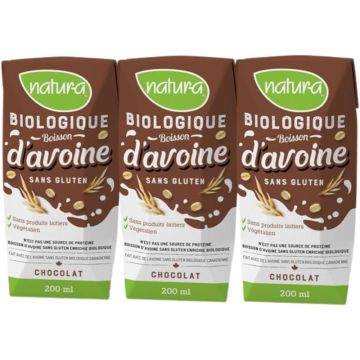Boisson avoine biologique sans gluten mini  Chocolat 