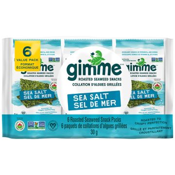 Organic Vegan Grilled Seaweed with Sea Salt
