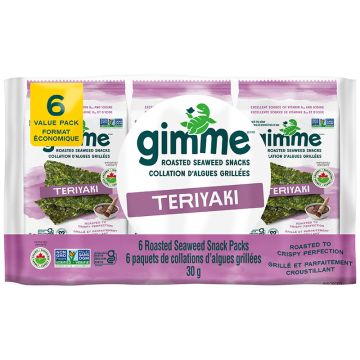 Algues grillées teriyaki biologiques végétaliennes