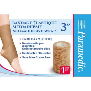 Bandage élastique autoadhésif 3 pouces