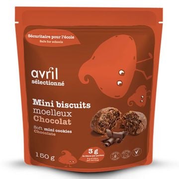 Mini biscuits moelleux chocolat
