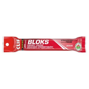 Bouchée énergétique saveur de fraise biologique