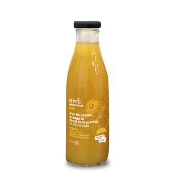 Pur Jus Pomme orange fruit de la passion biologique
