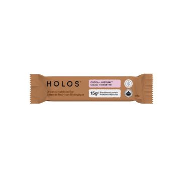 Barre de nutrition cacao noisette biologique