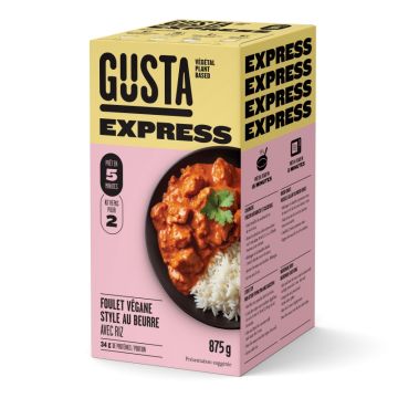 Meal for 2 Vegan Butter Style Chicken with Rice