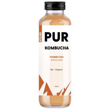 Kombucha pomme chai biologique
