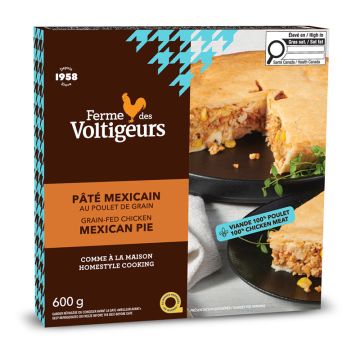 Mexican Grain Fed Chicken Pie