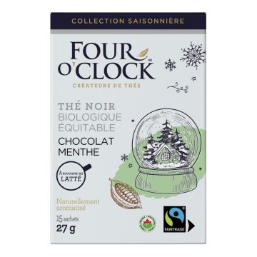 Thé noir chocolat menthe biologique 