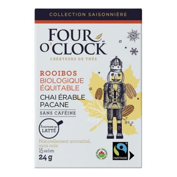 Tisane Rooibos chai érable pacane biologique