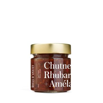 Chutney rhubarbe amélanchier et miel 