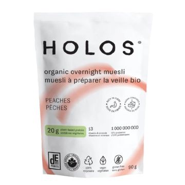 Muesli à préparer la veille Pêche biologique