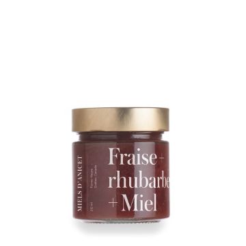 Tartinade fraise rhubarbe miel