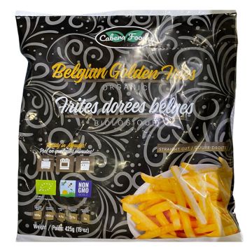 Frites dorées Belges biologiques congelées