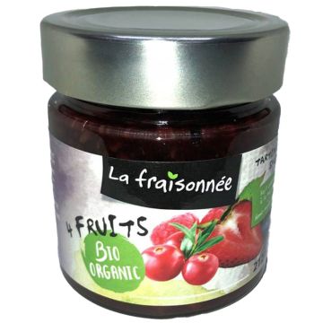 Confiture 4 fruits biologique
