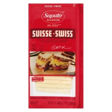  Lactose Free Sliced ​​Swiss Cheese