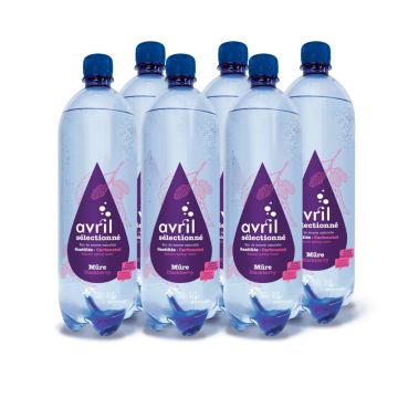 Organic  Carbonated Spring Water Backberry Flavor