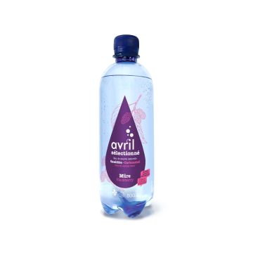 Eau de source gazéifiée arôme mûre biologique