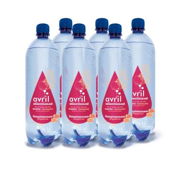 Organic Carbonated Spring Water Grapefruit Flavor