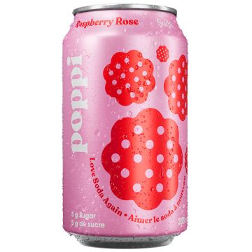 Soda framboise rose