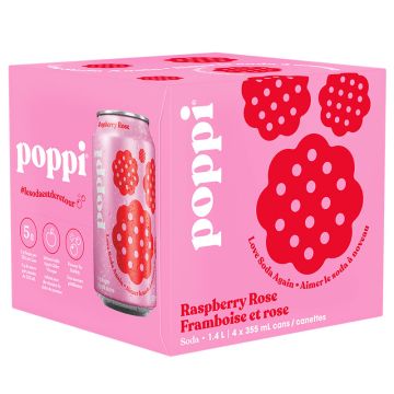 Soda framboise rose