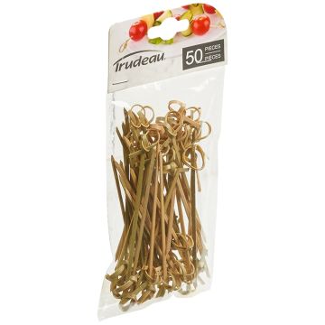 Brochette en bambou noué 10 cm