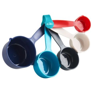 Set of 5 Colourful Measuring Cups