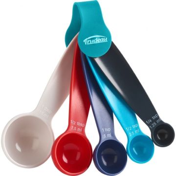 Ensemble 5 cuillères à mesurer plastique