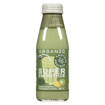 Super smoothie vert bon vivant végétalien biologique