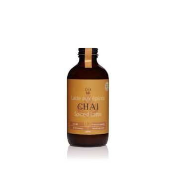 Sirop latté aux épices chaï