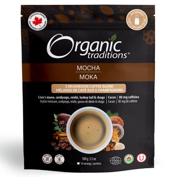 Organic Mocha 5 Mushroom Coffee Blend