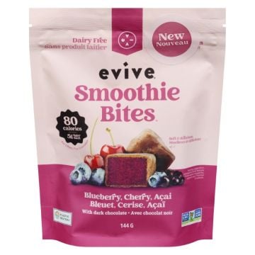 Smoothie bites bleuet cerise acai