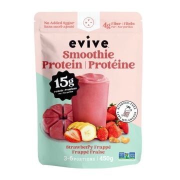 Smoothie protéiné frappé fraise