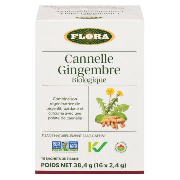Tisane cannelle gingembre biologique - Détente