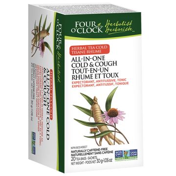 Herbal Tea Cold All in One Cold and Cough Caffeine Free
