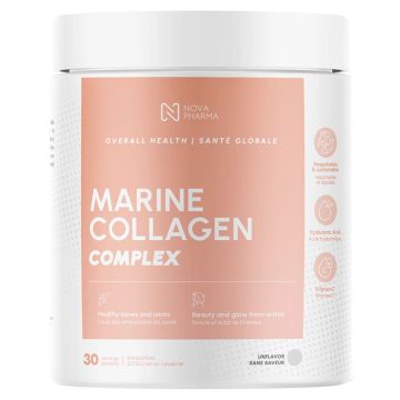 Collagène marin enrichi en acide hyaluronique sans saveur 30 portions