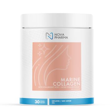 Collagène marin enrichi en acide hyaluronique sans saveur 30 portions