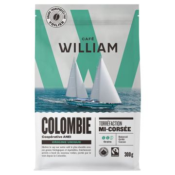 Café biologique Colombie mi-corsé en grains