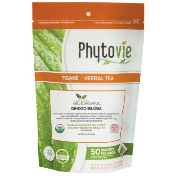 Tisane thérapeutique biologique ginkgo biloba