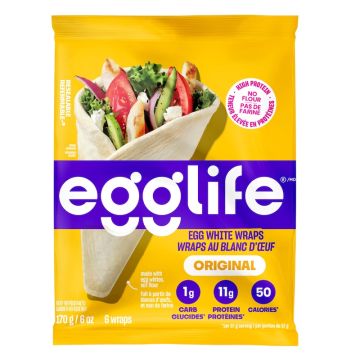 Wrap blanc d'oeuf original