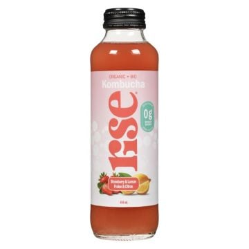 Kombucha fraise et citron biologique