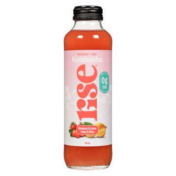Kombucha fraise et citron biologique