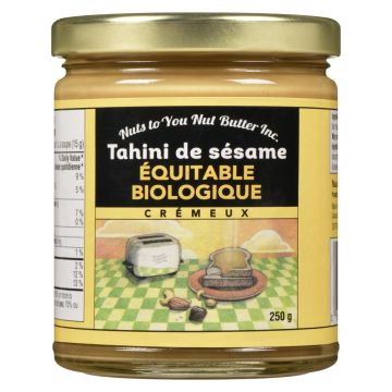 Tahini de sésame crémeux biologique