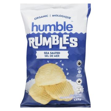 Organic Sea Salt Rumbles  Potato Chips