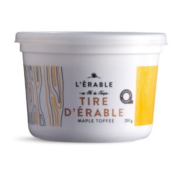 Tire d'érable congelée