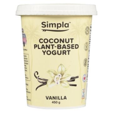 Yogourt noix de coco vanille végétalien