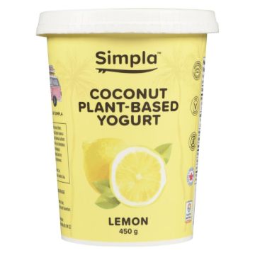 Vegan Lemon Coconut Yogurt