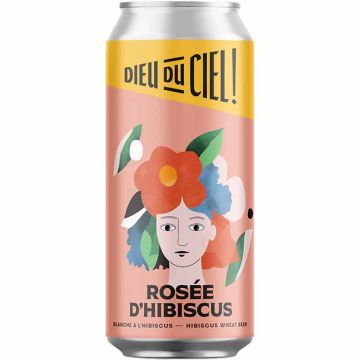 Bière rosée d'hibiscus