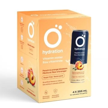 Vegan Vitamin Water Peach Orange Blossom
