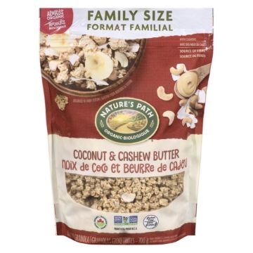 Organic Crunchy Coconut and Cashew Butter Granola Eco Pac